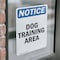 Signmission Dog Training Area, 3.5 in W x Rectangle, Vinyl Decal OS-2PACK-NS-D-35-V-11435 - alternate 3